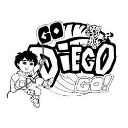 ぬりえページ: Go Diego! (アニメとアニメーション番組) #48551 - 無料の印刷可能なぬりえページ