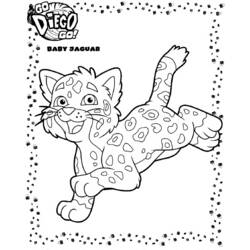 ぬりえページ: Go Diego! (アニメとアニメーション番組) #48575 - 無料の印刷可能なぬりえページ