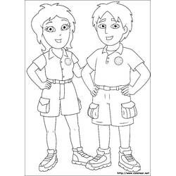 ぬりえページ: Go Diego! (アニメとアニメーション番組) #48584 - 無料の印刷可能なぬりえページ