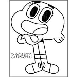 ぬりえページ: Gumball (アニメとアニメーション番組) #188503 - 無料の印刷可能なぬりえページ