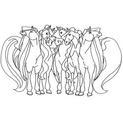 ぬりえページ: Horseland (アニメとアニメーション番組) #53802 - 無料の印刷可能なぬりえページ