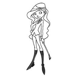 ぬりえページ: Horseland (アニメとアニメーション番組) #53909 - 無料の印刷可能なぬりえページ