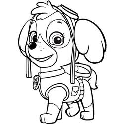 ぬりえページ: Paw Patrol (アニメとアニメーション番組) #44352 - 無料の印刷可能なぬりえページ