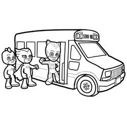 ぬりえページ: PJ Masks (アニメとアニメーション番組) #175826 - 無料の印刷可能なぬりえページ