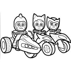 ぬりえページ: PJ Masks (アニメとアニメーション番組) #175833 - 無料の印刷可能なぬりえページ