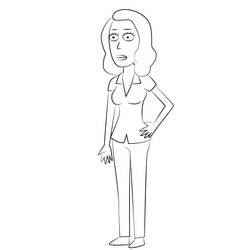 ぬりえページ: RickとMorty (アニメとアニメーション番組) #208203 - 無料の印刷可能なぬりえページ