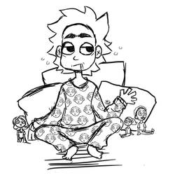 ぬりえページ: RickとMorty (アニメとアニメーション番組) #208207 - 無料の印刷可能なぬりえページ