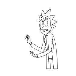 ぬりえページ: RickとMorty (アニメとアニメーション番組) #208239 - 無料の印刷可能なぬりえページ