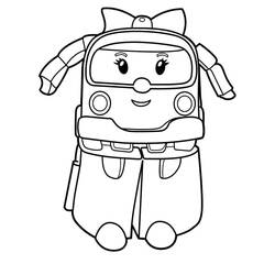 ぬりえページ: Robocar Poli (アニメとアニメーション番組) #185688 - 無料の印刷可能なぬりえページ