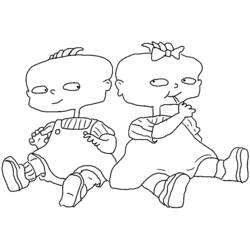 ぬりえページ: ラグラッツ (アニメとアニメーション番組) #52886 - 無料の印刷可能なぬりえページ