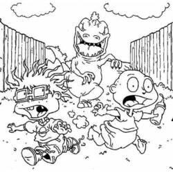 ぬりえページ: ラグラッツ (アニメとアニメーション番組) #52916 - 無料の印刷可能なぬりえページ