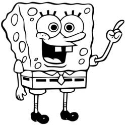 ぬりえページ: SquareBob SquarePants (アニメとアニメーション番組) #33371 - 無料の印刷可能なぬりえページ