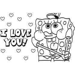 ぬりえページ: SquareBob SquarePants (アニメとアニメーション番組) #33405 - 無料の印刷可能なぬりえページ