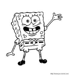 ぬりえページ: SquareBob SquarePants (アニメとアニメーション番組) #33407 - 無料の印刷可能なぬりえページ