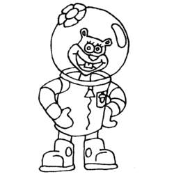 ぬりえページ: SquareBob SquarePants (アニメとアニメーション番組) #33517 - 無料の印刷可能なぬりえページ