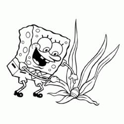 ぬりえページ: SquareBob SquarePants (アニメとアニメーション番組) #33530 - 無料の印刷可能なぬりえページ