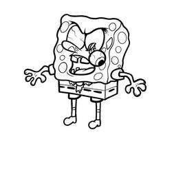 ぬりえページ: SquareBob SquarePants (アニメとアニメーション番組) #33570 - 無料の印刷可能なぬりえページ