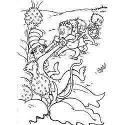 ぬりえページ: The Cat in the Hat (アニメとアニメーション番組) #220493 - 無料の印刷可能なぬりえページ