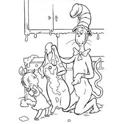 ぬりえページ: The Cat in the Hat (アニメとアニメーション番組) #220494 - 無料の印刷可能なぬりえページ