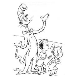 ぬりえページ: The Cat in the Hat (アニメとアニメーション番組) #220500 - 無料の印刷可能なぬりえページ