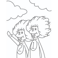 ぬりえページ: The Cat in the Hat (アニメとアニメーション番組) #220509 - 無料の印刷可能なぬりえページ