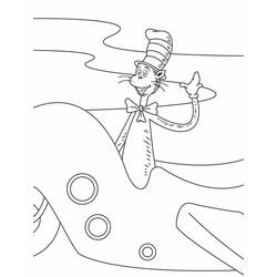 ぬりえページ: The Cat in the Hat (アニメとアニメーション番組) #220510 - 無料の印刷可能なぬりえページ