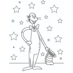 ぬりえページ: The Cat in the Hat (アニメとアニメーション番組) #220513 - 無料の印刷可能なぬりえページ