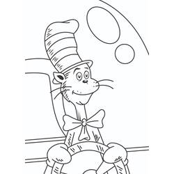 ぬりえページ: The Cat in the Hat (アニメとアニメーション番組) #220515 - 無料の印刷可能なぬりえページ