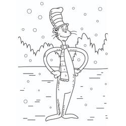 ぬりえページ: The Cat in the Hat (アニメとアニメーション番組) #220516 - 無料の印刷可能なぬりえページ