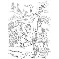 ぬりえページ: The Cat in the Hat (アニメとアニメーション番組) #220517 - 無料の印刷可能なぬりえページ