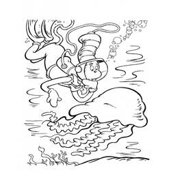 ぬりえページ: The Cat in the Hat (アニメとアニメーション番組) #220520 - 無料の印刷可能なぬりえページ