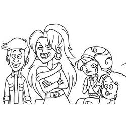 ぬりえページ: The Sisters (アニメとアニメーション番組) #212288 - 無料の印刷可能なぬりえページ