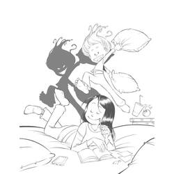 ぬりえページ: The Sisters (アニメとアニメーション番組) #212295 - 無料の印刷可能なぬりえページ