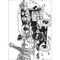 ぬりえページ: Tintin (アニメとアニメーション番組) #25735 - 無料の印刷可能なぬりえページ