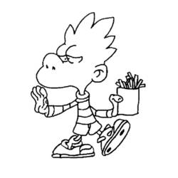 ぬりえページ: Titeuf (アニメとアニメーション番組) #33838 - 無料の印刷可能なぬりえページ