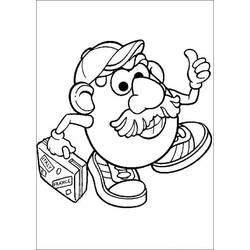ぬりえページ: Toy Story: Mister Potato Head (アニメとアニメーション番組) #205237 - 無料の印刷可能なぬりえページ
