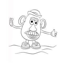 ぬりえページ: Toy Story: Mister Potato Head (アニメとアニメーション番組) #205240 - 無料の印刷可能なぬりえページ