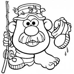 ぬりえページ: Toy Story: Mister Potato Head (アニメとアニメーション番組) #205241 - 無料の印刷可能なぬりえページ