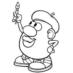 ぬりえページ: Toy Story: Mister Potato Head (アニメとアニメーション番組) #205243 - 無料の印刷可能なぬりえページ