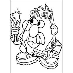 ぬりえページ: Toy Story: Mister Potato Head (アニメとアニメーション番組) #205244 - 無料の印刷可能なぬりえページ