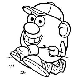 ぬりえページ: Toy Story: Mister Potato Head (アニメとアニメーション番組) #205247 - 無料の印刷可能なぬりえページ