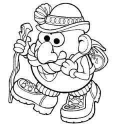 ぬりえページ: Toy Story: Mister Potato Head (アニメとアニメーション番組) #45116 - 無料の印刷可能なぬりえページ