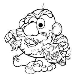 ぬりえページ: Toy Story: Mister Potato Head (アニメとアニメーション番組) #45161 - 無料の印刷可能なぬりえページ