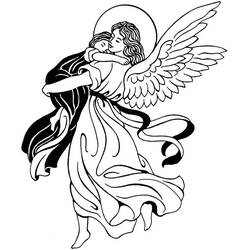 ぬりえページ: 天使 (キャラクター) #86267 - 無料の印刷可能なぬりえページ