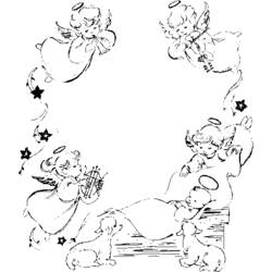 ぬりえページ: 天使 (キャラクター) #86378 - 無料の印刷可能なぬりえページ