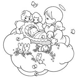 ぬりえページ: 天使 (キャラクター) #86390 - 無料の印刷可能なぬりえページ