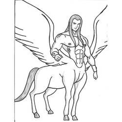 ぬりえページ: ケンタウロス (キャラクター) #209597 - 無料の印刷可能なぬりえページ