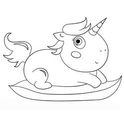 ぬりえページ: かわいいユニコーン (キャラクター) #209321 - 無料の印刷可能なぬりえページ