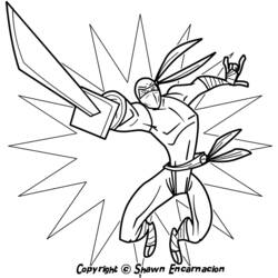 ぬりえページ: 忍者 (キャラクター) #147909 - 無料の印刷可能なぬりえページ