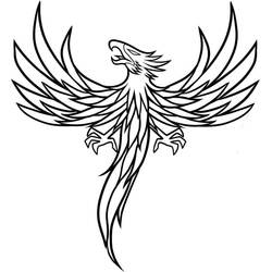 ぬりえページ: フェニックス (キャラクター) #192262 - 無料の印刷可能なぬりえページ